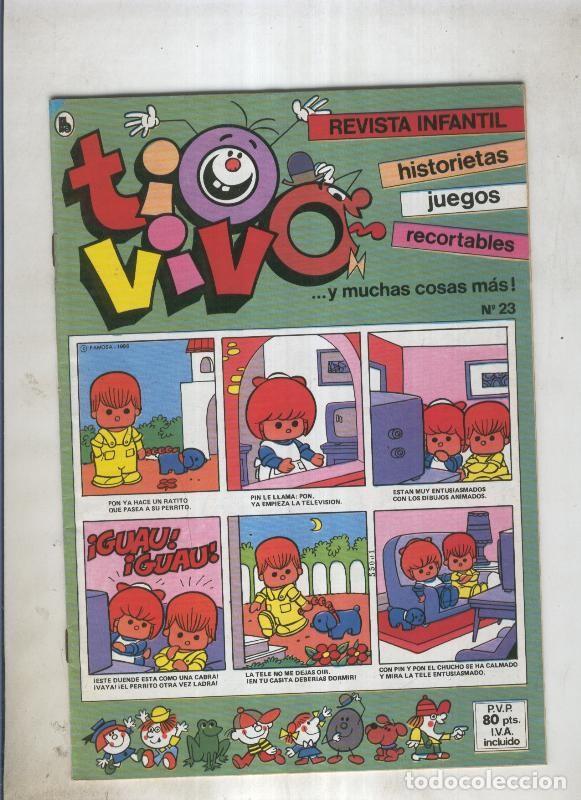 Comics : Tio Vivo tercera epoca (1985) numero 23 (numerado 3 en trasera) - Varios