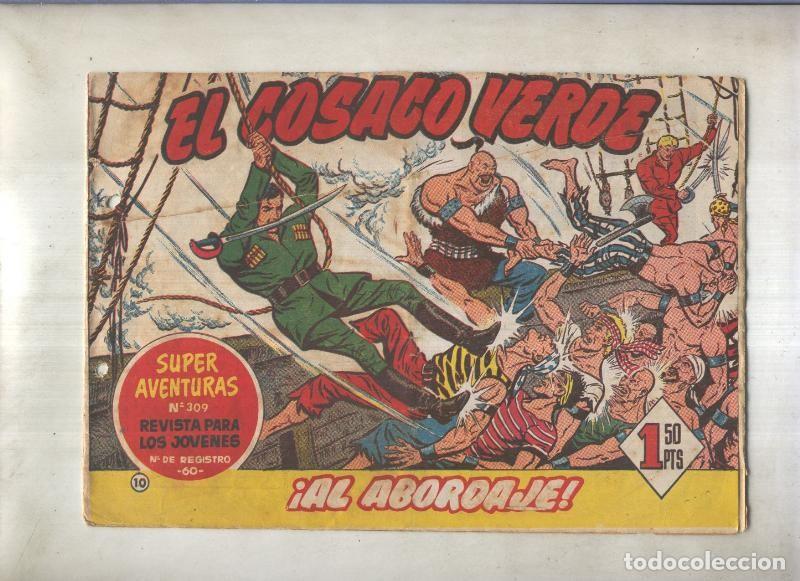 Comics: El Cosaco Verde original numero 010: Al abordaje (numerado 2 en trasera) - Fernando Costa