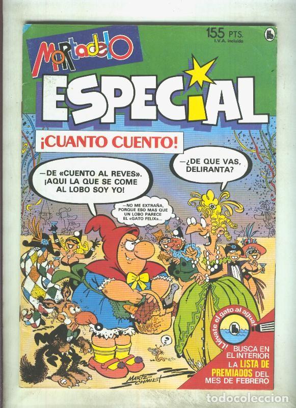 C&oacute;mics: Mortadelo Especial numero 206: Cuanto cuento (numerado 08 en trasera) - varios
