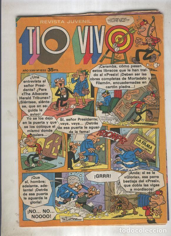 C&oacute;mics: Tio Vivo segunda epoca numero 1035 (numerado 1 en trasera) - Varios