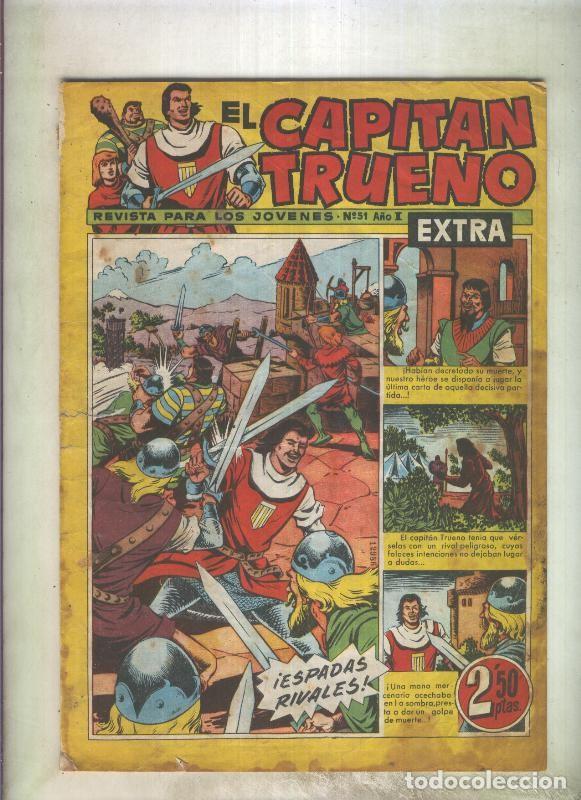 Comics: El Capitan Trueno extra numero 051 (aviejado) - Victor Mora, etc