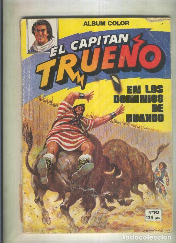 Comics: Album color El Capitan Trueno numero 10 (aviejado y lomo estropeado) - varios