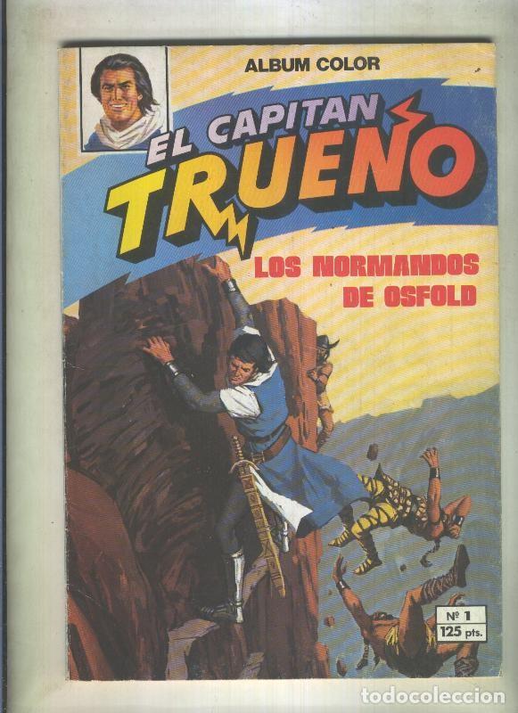 C&oacute;mics: Album color El Capitan Trueno numero 01 (numerado 1 en trasera) - varios