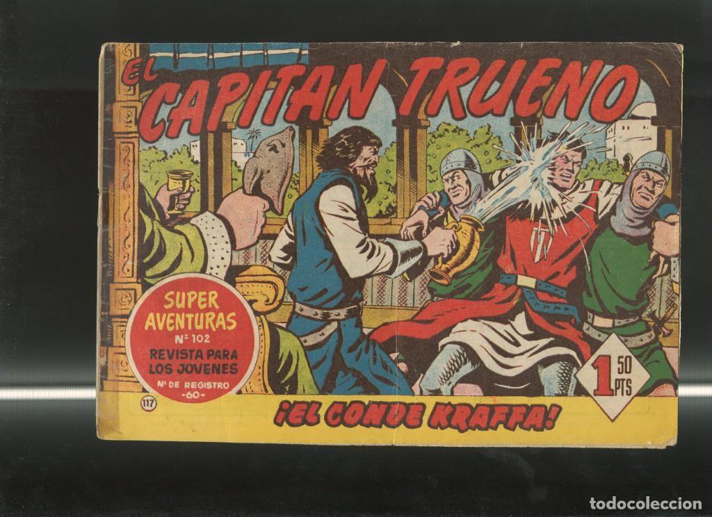 C&oacute;mics: El Capitan Trueno original numero 117: El conde Kraffa (numerado 1 en trasera) - Ambros-Victor Mora-