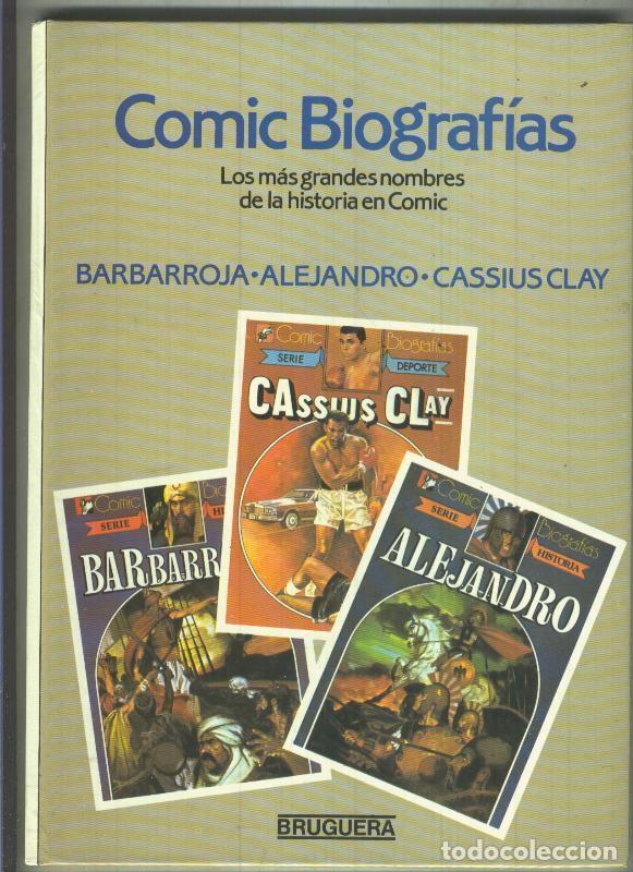 C&oacute;mics: Comic Biografias: Barbarroja, Alejandro, Cassius Clay - varios - Foto 1
