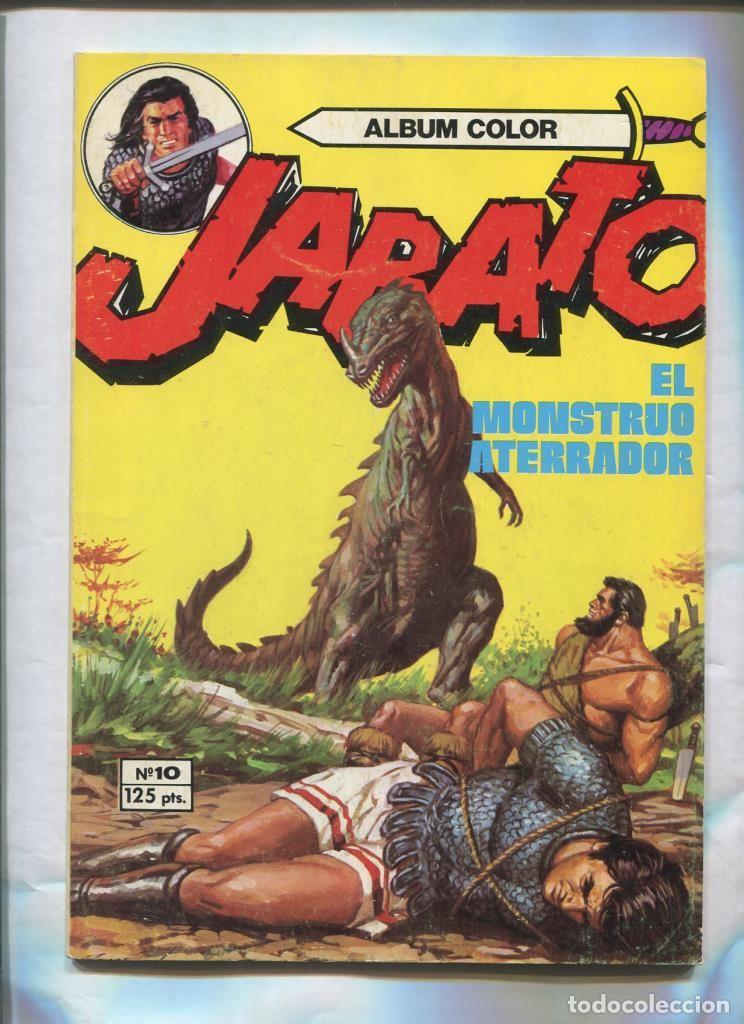 Fumetti: Jabato album color de 125 pts numero 10: El monstruo aterrador (numerado 1 en trasera) - Darnis-Vict