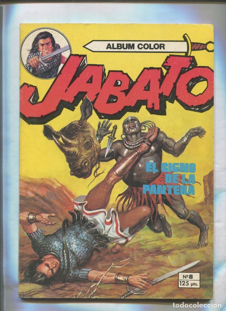 Comics: Jabato album color de 125 pts numero 08: El signo de la pantera (numerado 1 en trasera) - Darnis-Vic