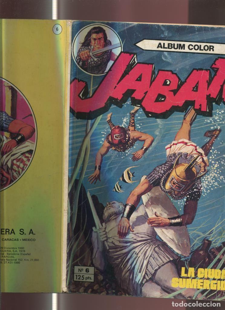 Comics: Jabato album color de 125 pts numero 06: La ciudad sumergida (numerado 4 en trasera) - Darnis-Victor