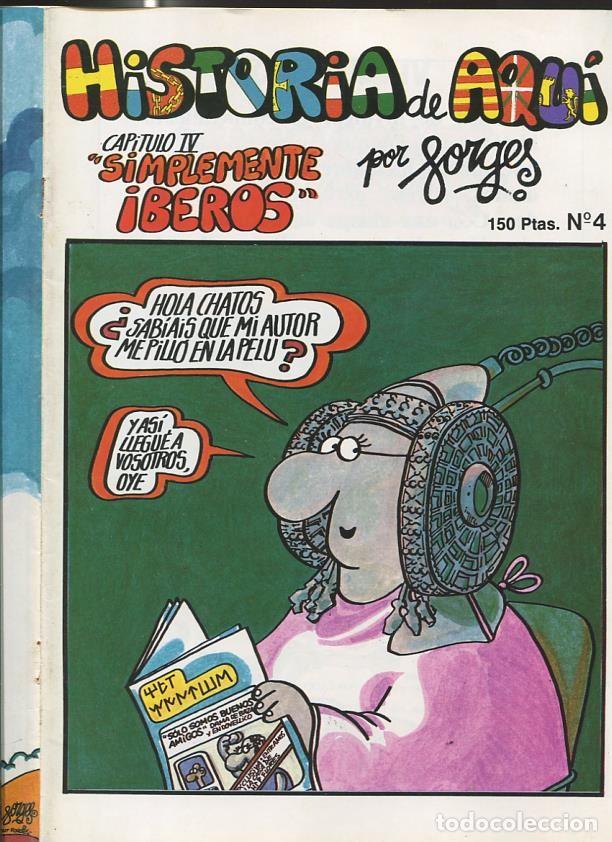 Comics: Forges: Historia de Aqui numero 04 (grapa sacada por haber cogido oxido) - Forges