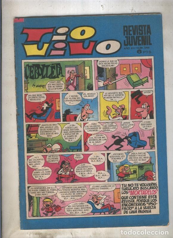 Comics: Tio Vivo segunda epoca numero 0546 (numerado 2 en trasera) - Varios