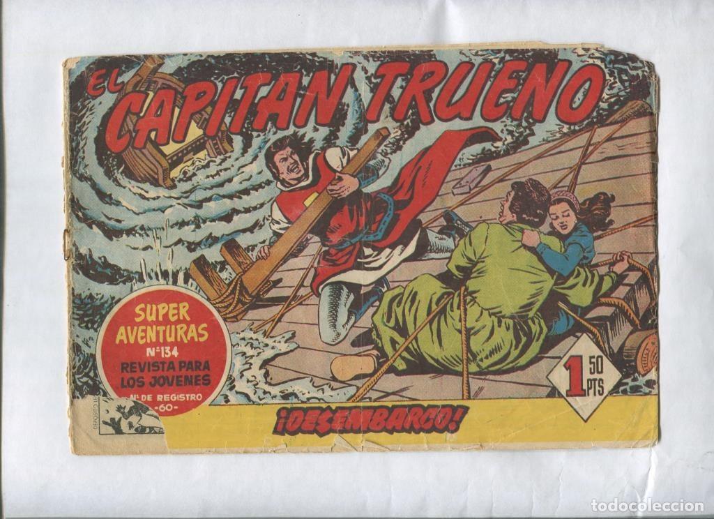 C&oacute;mics: El Capitan Trueno original numero 130: Desembarco (numerado 1 en trasera) - Ambros