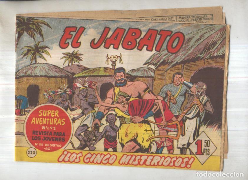 Comics: Bruguera: El Jabato numero 220: Los cinco misteriosos - Victor Mora-Francisco Darnis