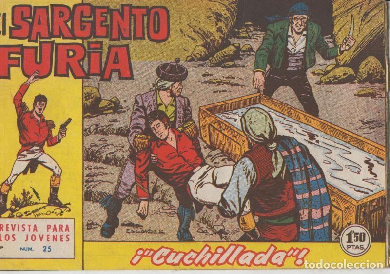 Fumetti: Bruguera: El Sargento Furia numero 25: Cuchillada - Escandell
