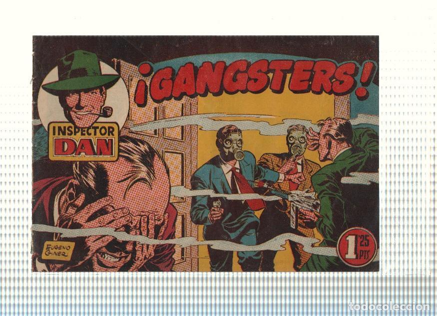 C&oacute;mics: Inspector Dan, original de Bruguera numero 63: Gangsters - Eugenio Giner