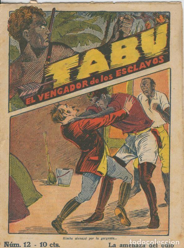 Comics: Tabu: el vengador de los esclavos numero 12: La amenaza del odio - Folletin