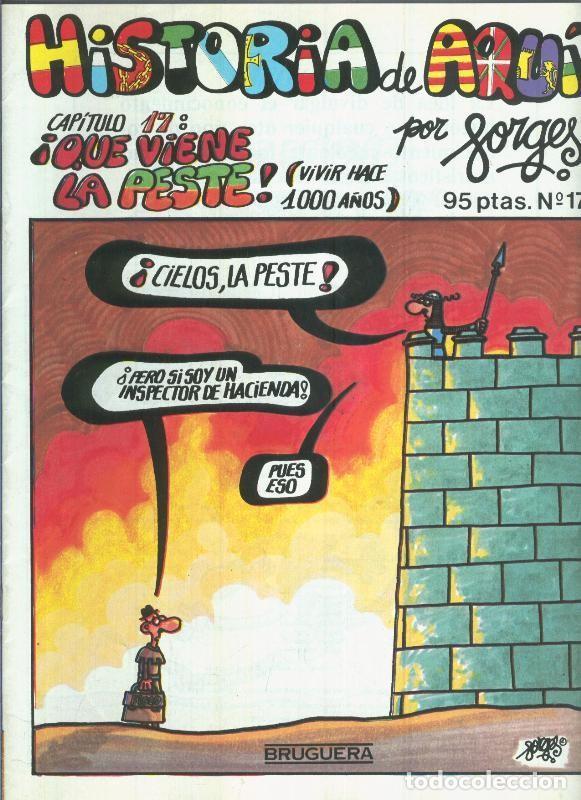 C&oacute;mics: Historia de Aqui numero 17: que viene la peste - Forges
