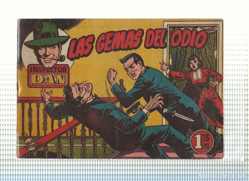 Comics: Inspector Dan, original de Bruguera numero 39: Las gemas del odio - Eugenio Giner