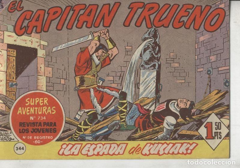C&oacute;mics: El Capitan Trueno original numero 344 - Victor Mora-Ambros-Angel Pardo