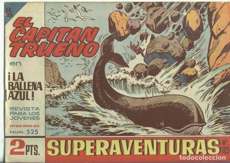 Comics: El Capitan Trueno original numero 525: La ballena azul - Martinez Osete
