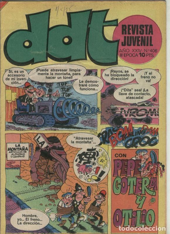 C&oacute;mics: DDT tercera epoca numero 406 - Varios - Foto 1