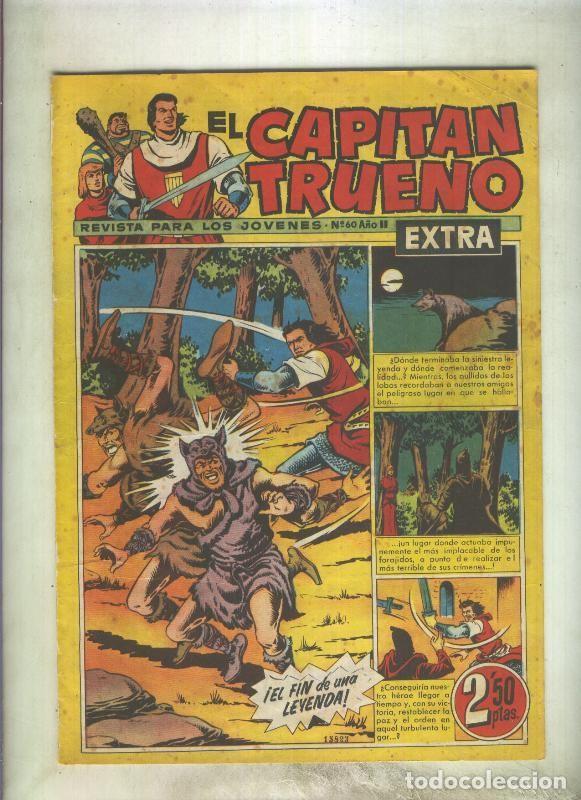 Fumetti: El Capitan Trueno extra numero 060 (aviejado) - Victor Mora, etc