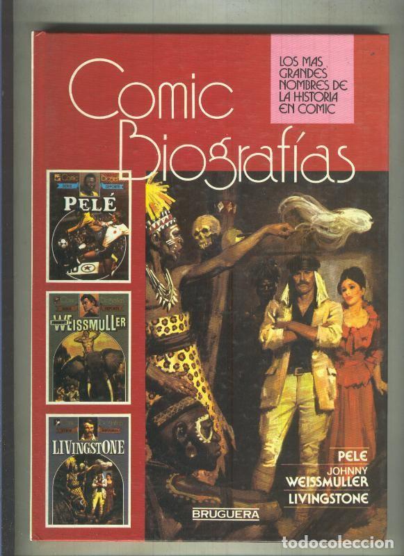 Fumetti: Comic Biografias: Pele, Johnny Weissmuller, Livingstone - varios