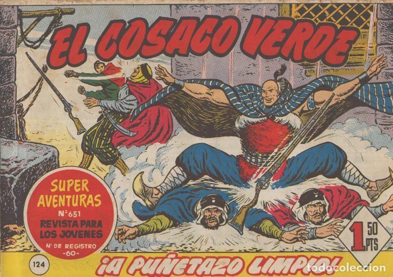 Comics: El Cosaco Verde original numero 124: A pu&ntilde;etazo limpio - Fernando Costa