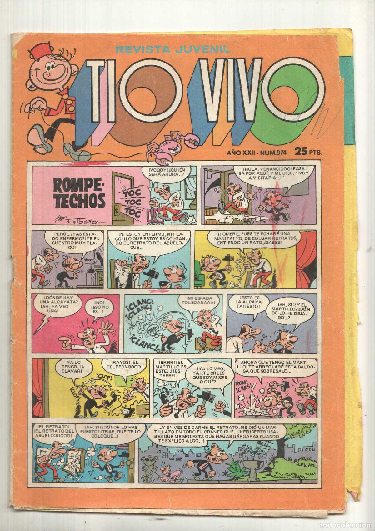 Comics: Tio Vivo segunda epoca numero 0974: El Sargento Furia: en la jaula de las fieras, episodio - Varios