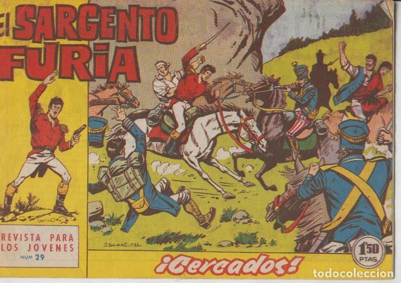 Comics: Bruguera: El Sargento Furia numero 29: Cercados - Escandell