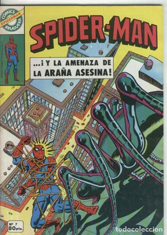 C&oacute;mics: Comics Bruguera: Spiderman numero 07 (numerado 1 en trasera) - Varios - Foto 1