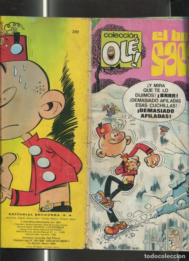 Comics: Coleccion Ole numero 289: El Botones Sacarino: (numerado 2 en trasera) - Iba&ntilde;ez