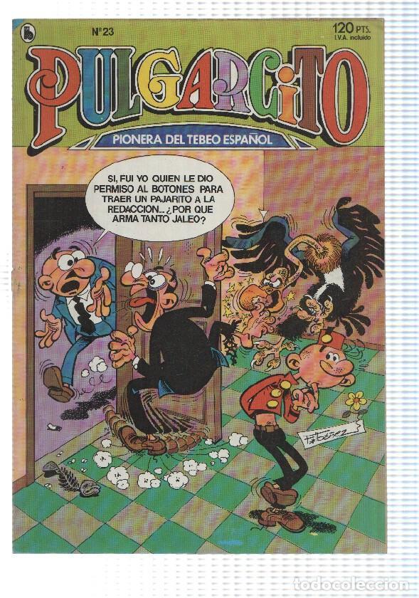 Comics: Pulgarcito 3&ordf; epoca a&ntilde;o 1985 volumen 023: El Botones Sacarino: noche de brujas, 6&ordf; parte , cucaracho