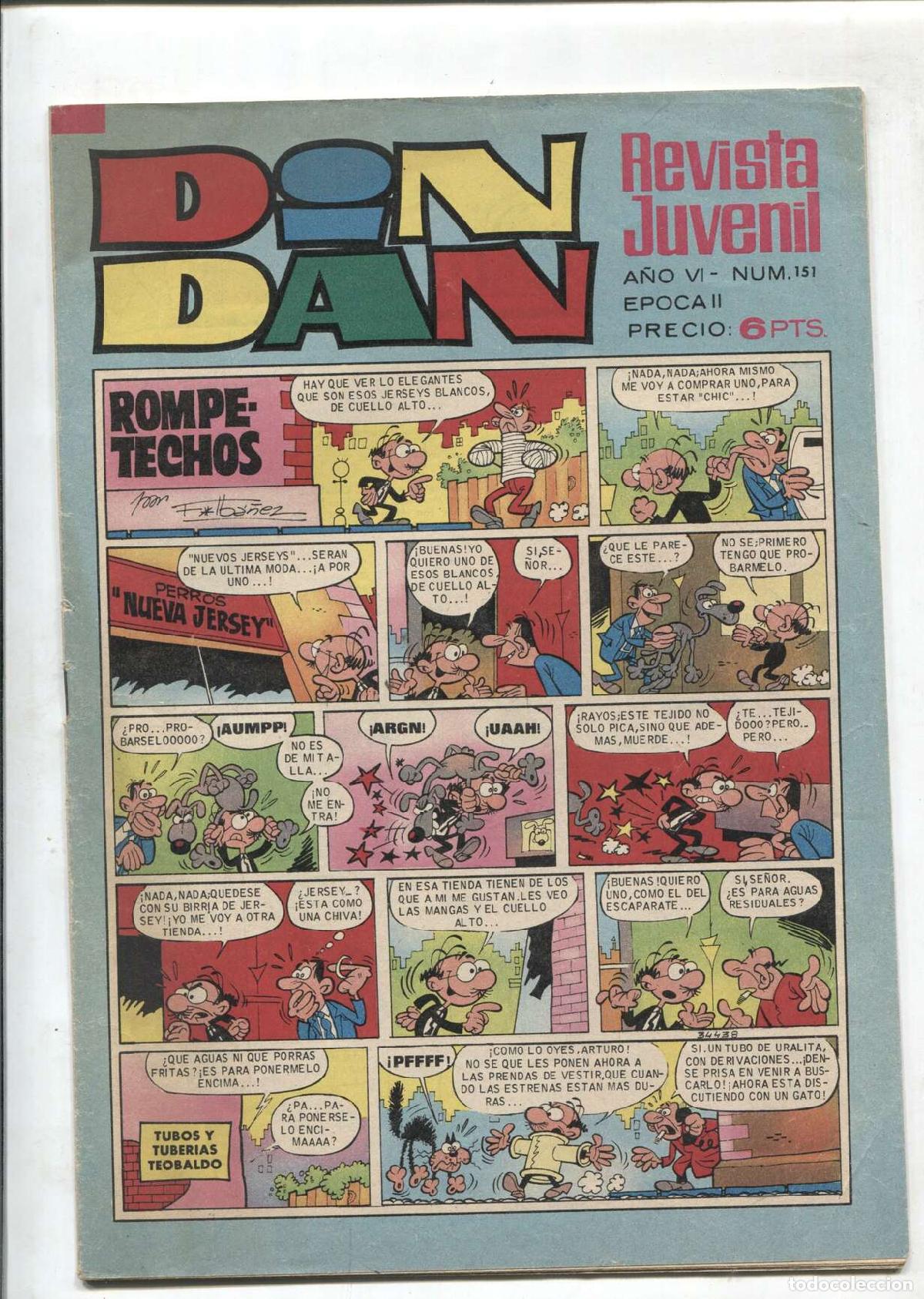 C&oacute;mics: Din Dan segunda epoca numero 151 - Varios - Foto 1
