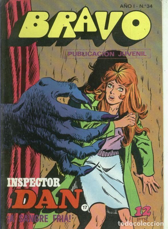 Comics: Bravo serie Inspector Dan numero 17: A sangre fria - Eugenio Giner