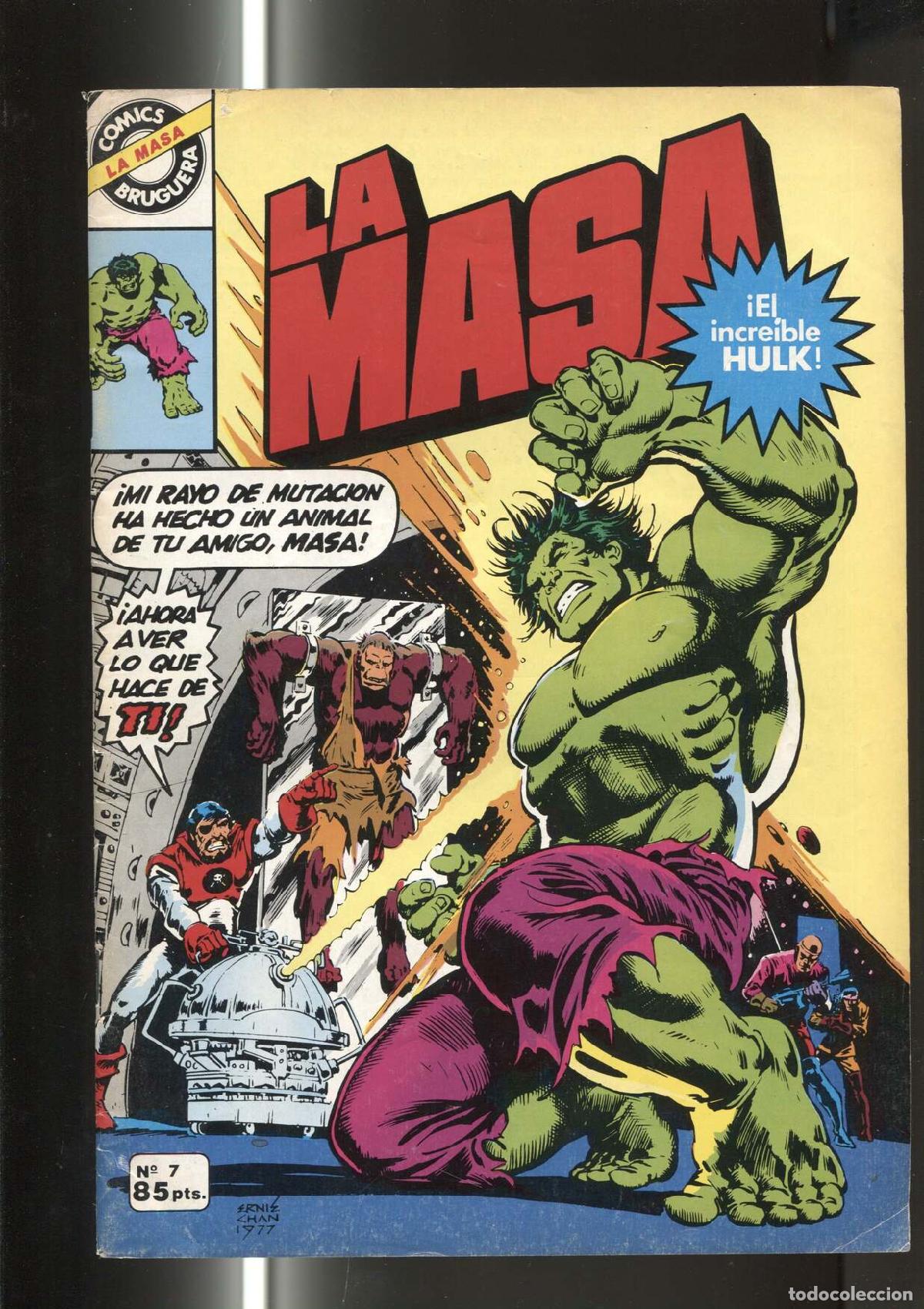 C&oacute;mics: Comics Bruguera : La Masa numero 07 (numerado 3 en trasera) - varios - Foto 1