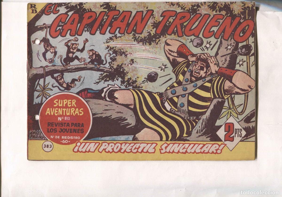 C&oacute;mics: El Capitan Trueno original numero 383: Un proyectil singular - Angel Pardo