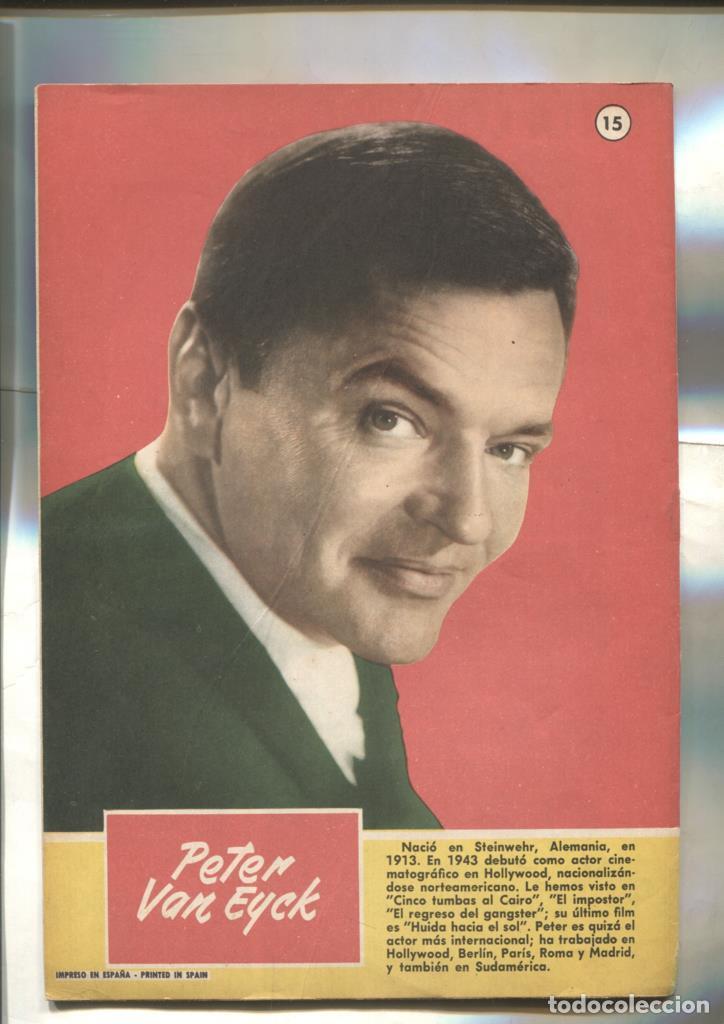 Comics: Sissi cuadernos de novelas graficas numero 15: trasera foto ficha de Peter Van Eyck -