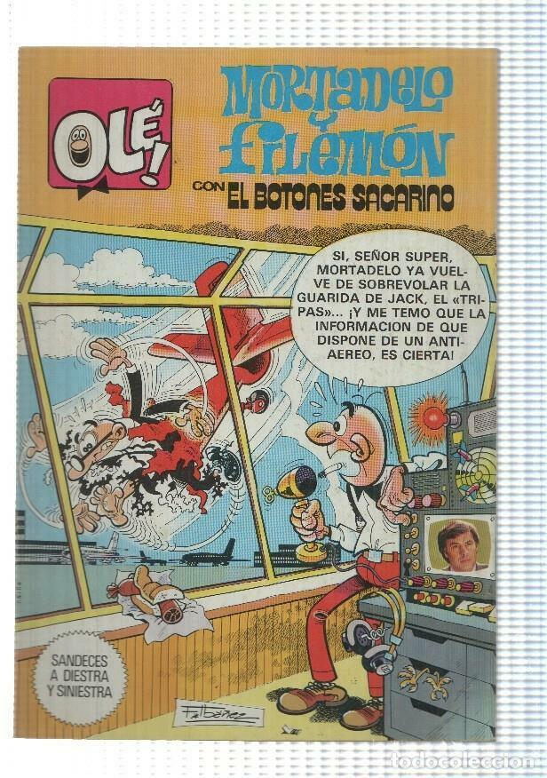 Comics : Coleccion Ole numero 256: Mortadelo y Filemon: Sandeces a diestra y siniestra + El Botones Sacarino