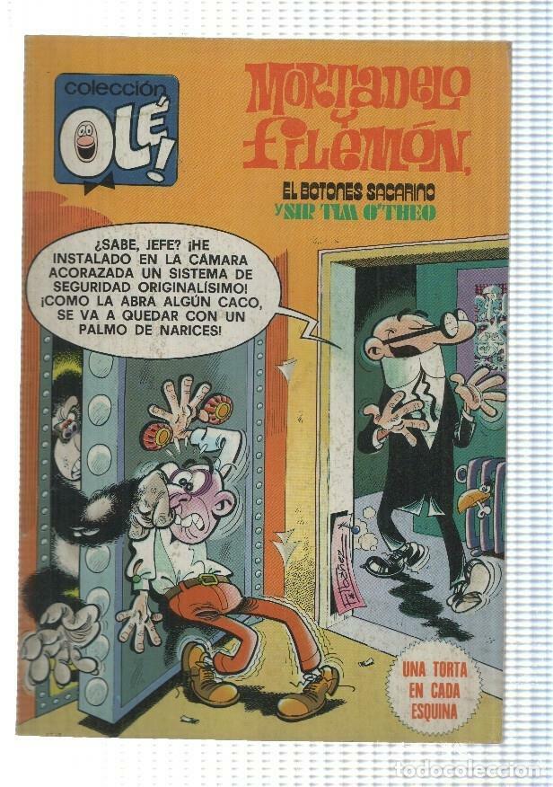 Comics: Coleccion Ole numero 179: Mortadelo y Filemon: Una torta en cada esquina+ El Botones Sacarino + Sir
