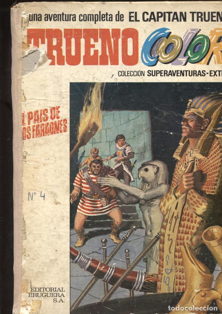 C&oacute;mics: Album blanco trueno color numero 4: el pais de los faraones (mal estado) -