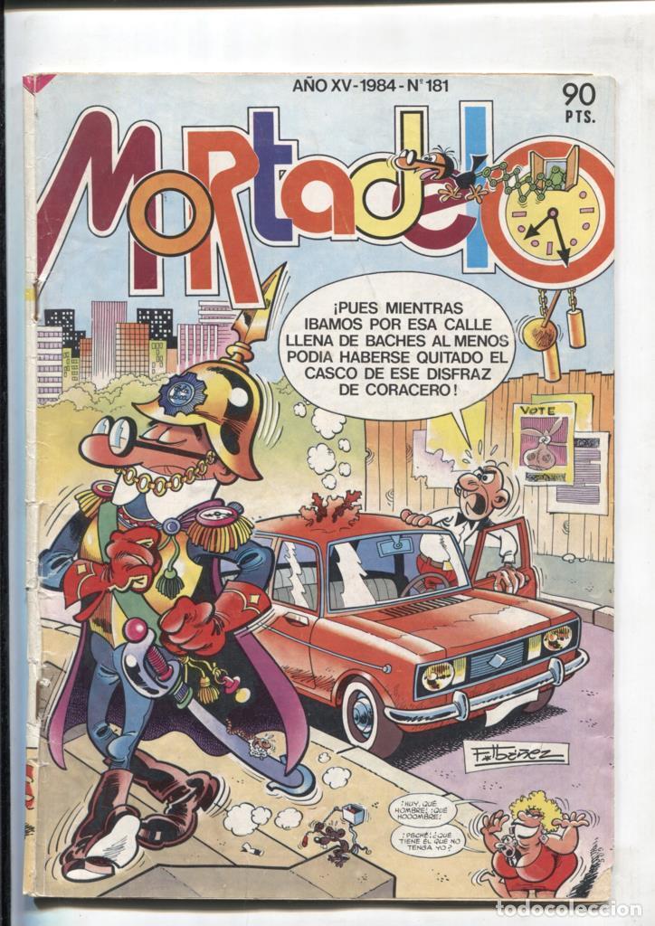 Comics: Super Mortadelo numero 181: (numerado 6 en trasera) - varios