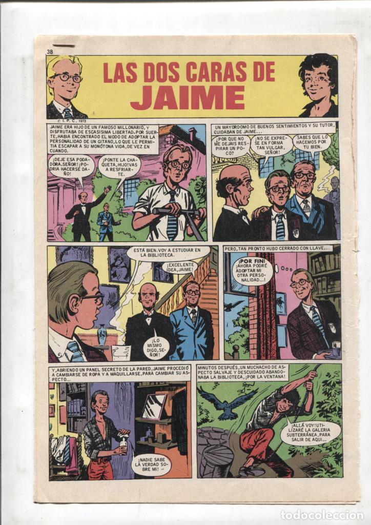 Fumetti: Aventura: Las dos caras de Jaime (material agencia ingles, 6 paginas) -