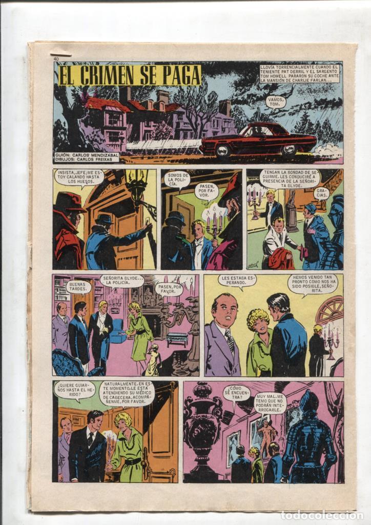 Fumetti: Aventura: El crimen se paga (Carlos Freixas, 8 paginas) -