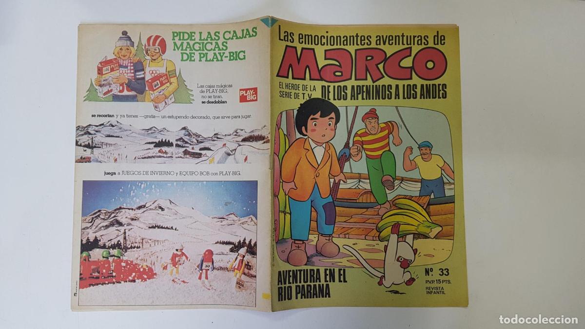 Comics : Marco de los apeninos a los andes,revista numero 33: Aventura en el rio Parana - Varios