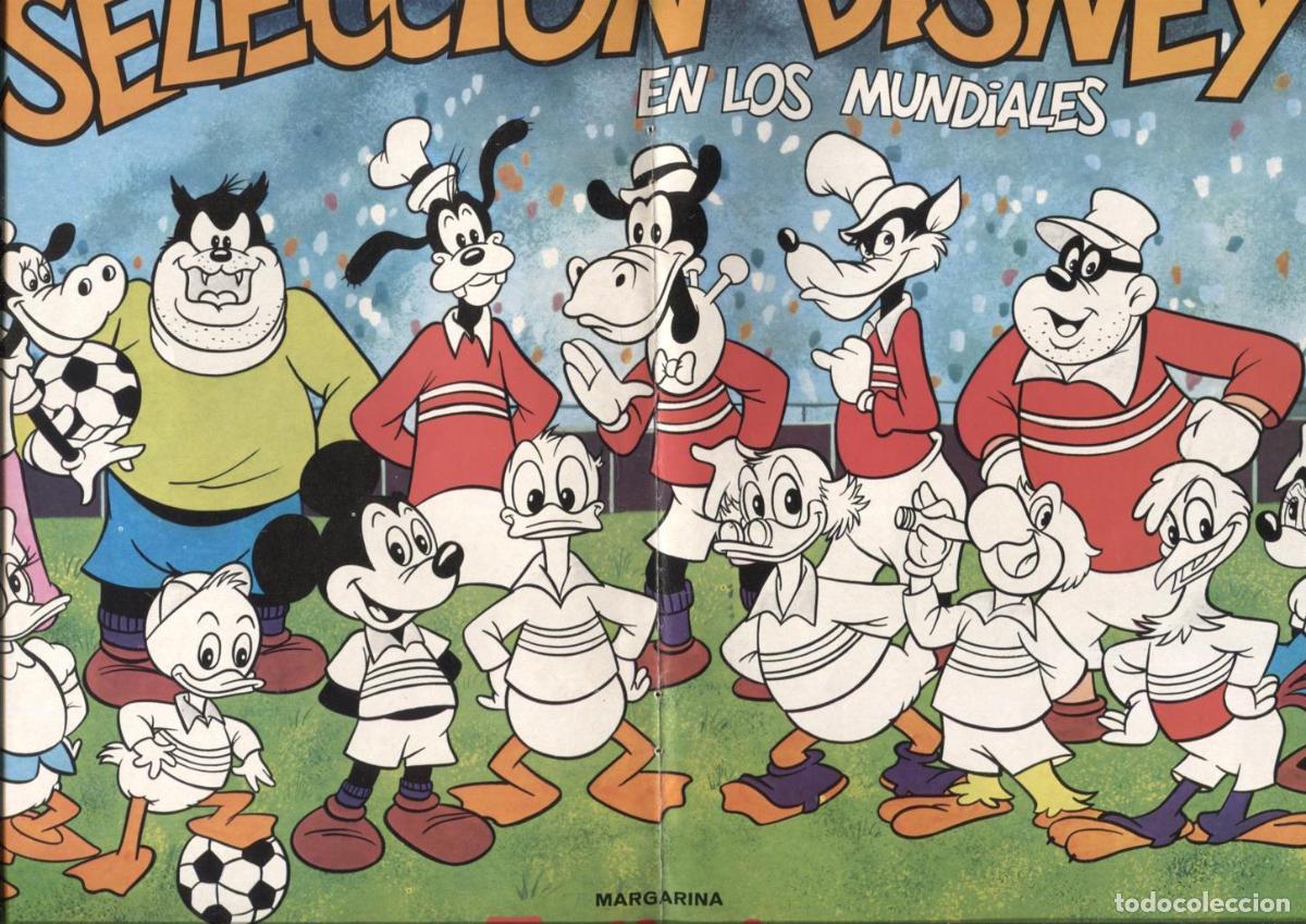 C&oacute;mics: Poster Margarina Tulipan de la Seleccion Disney en los Mundiales 1982 : 26x5 x 36,5 cm, -