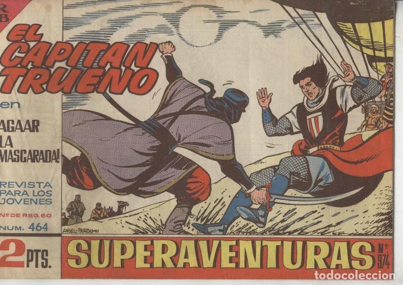 Comics: Bruguera: El Capitan Trueno original numero 464: Tagaar la enmascarada - Angel Pardo