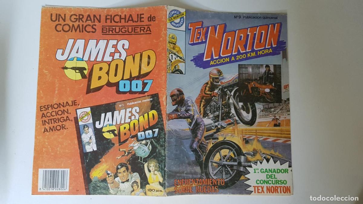 C&oacute;mics: Tex Norton numero 09: poster central Derbi Europa 75 cc (numerado 1 en interior) - Forns