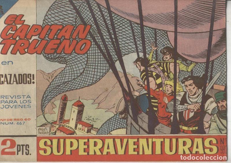 Comics: Bruguera: El Capitan Trueno original numero 467: Cazados - Angel Pardo