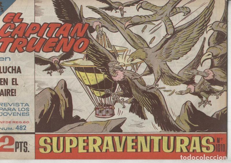 Comics: Bruguera: El Capitan Trueno original numero 482: Lucha en el aire (numerado 3 en trasera) - Martinez