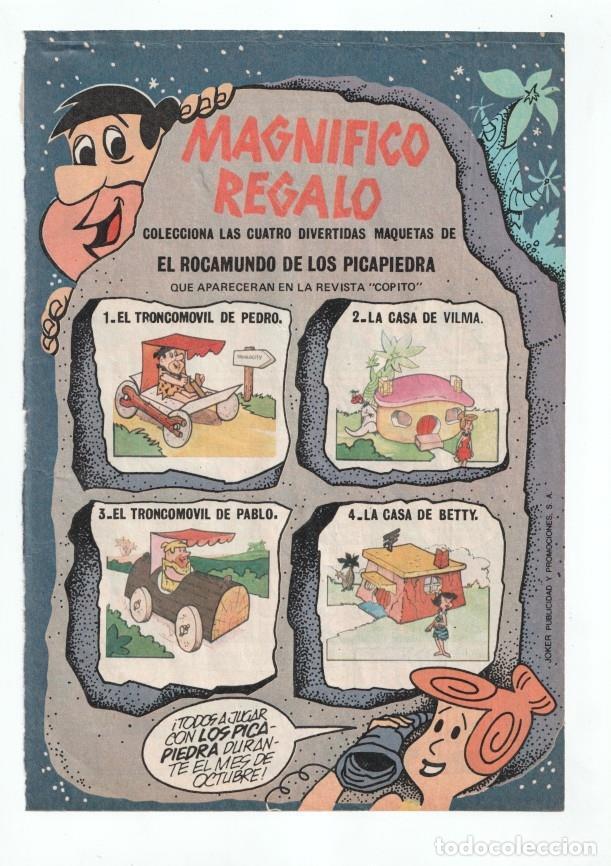 C&oacute;mics: Hoja publicitaria con imagenes varias de Los Picapiedras -